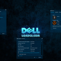 DELL GUI with background